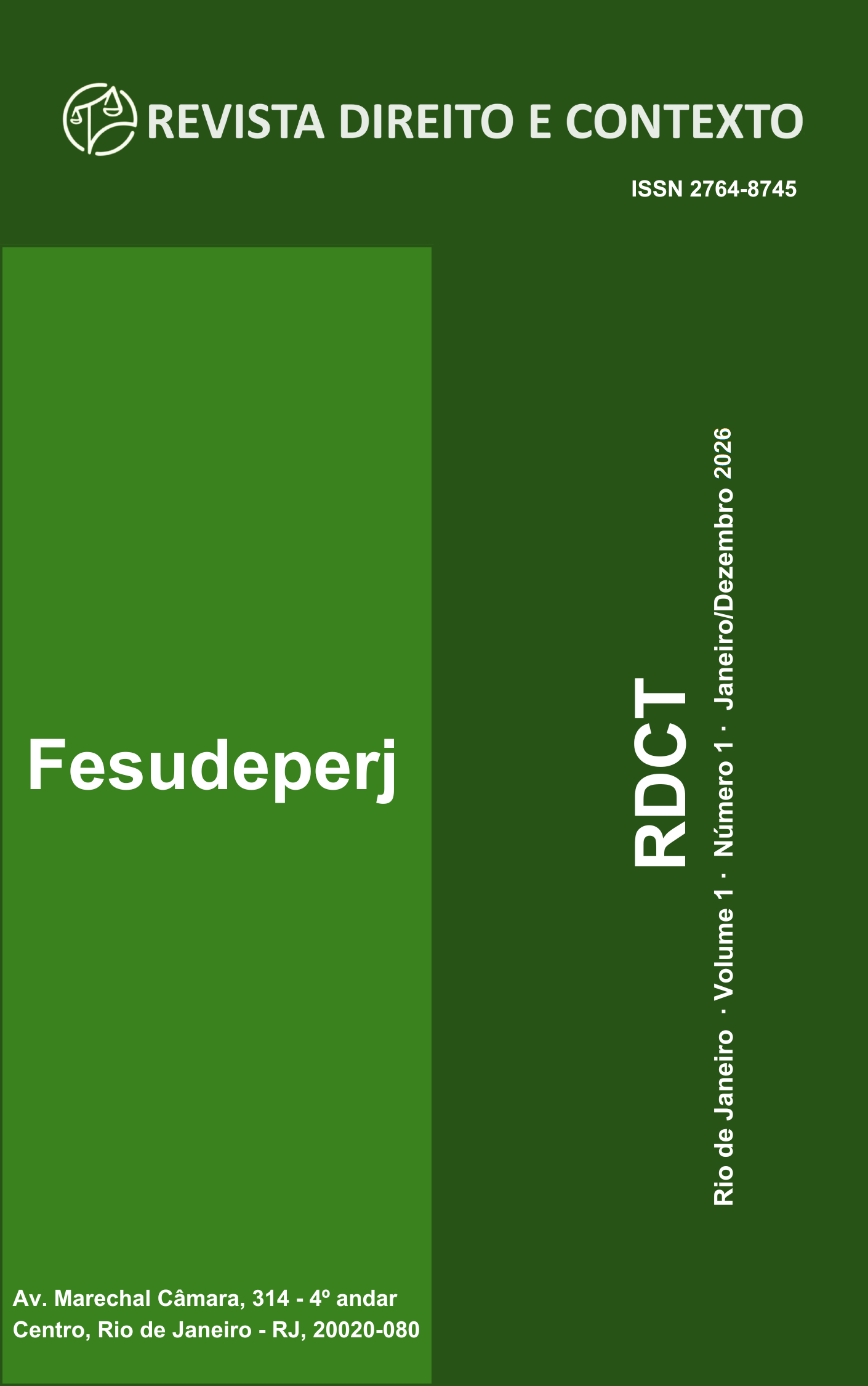 					Visualizar v. 1 n. 1 (2026): RDCT 2026
				